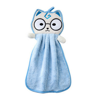 BabyHand Towels for Bath Hand Dry Kids Παιδική πετσέτα μικροϊνών για κουζίνα που στεγνώνει γρήγορα Κρεμαστές πετσέτες χεριών Cartoon