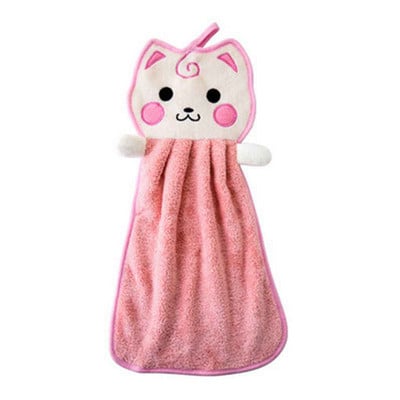 BabyHand Towels for Bath Hand Dry Kids Παιδική πετσέτα μικροϊνών για κουζίνα που στεγνώνει γρήγορα Κρεμαστές πετσέτες χεριών Cartoon