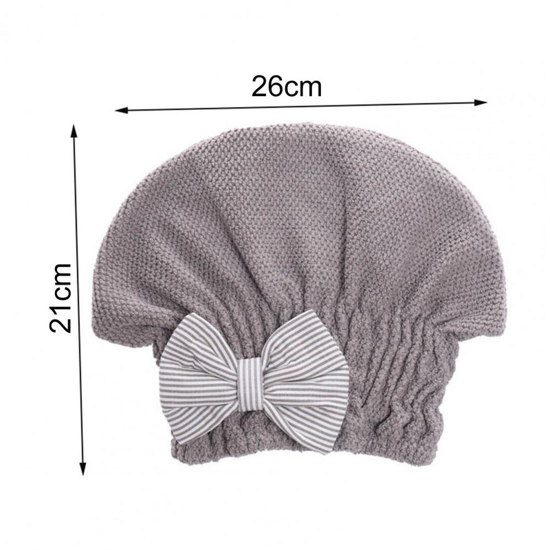 Kapa za sušenje kose Rastezljiva višenamjenska kapa za tuširanje Koraljnog flisa Ženska folija za dugu kosu Upijajući šešir Potrepštine za kupaonicu