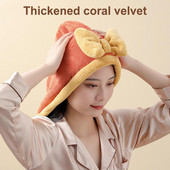 Matu žāvēšanas cepure, ļoti uzsūcoša, neizplūstoša, sausu matu cepure, neplīstoša, ātri žūstoša fiksējoša poga matu dvieļu iesaiņojums vannas istabai