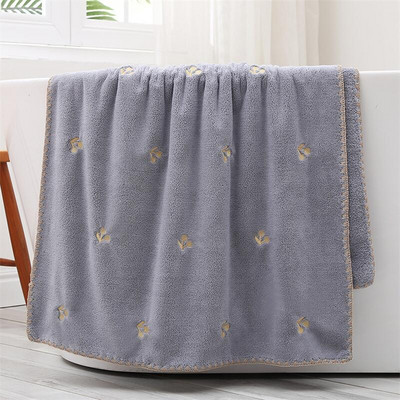 Izvezena zvijezda Mjesec Trešnja Medvjed Ručnik visoke gustoće Mekani ručnik od koraljnog flisa Upijajuće lice Ručnik za kupanje za odrasle Pokrivač za bebe