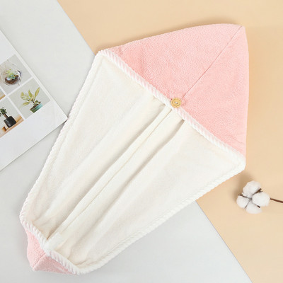 Čarobna sušilica za kosu od mikrovlakana koja se brzo suši Ručnik za umotavanje Šešir Brza kapa Turban Suha trokutasta kapa za tuširanje Ručnik za brisanje kose