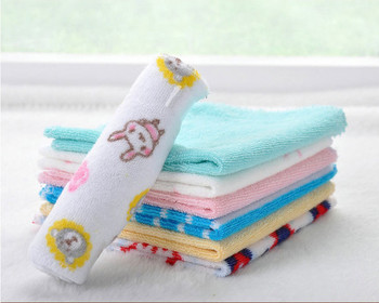 8 τμχ/ παρτίδα Πετσέτα τροφοδοσίας μωρού Βαμβακερή πετσέτα μωρού Πετσέτα καθαρισμού προσώπου για μωρά Μαντηλάκια κεφαλής