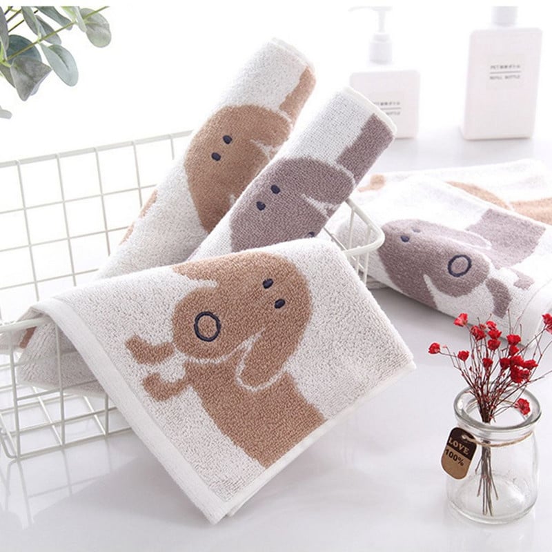 25*50CM Dječji ručnik Kućni dnevni crtani slatki izvezeni psi Dječji ručnici Šal Stvari za kupanje Pamuk Dječje pranje lica Kupaonski pribor