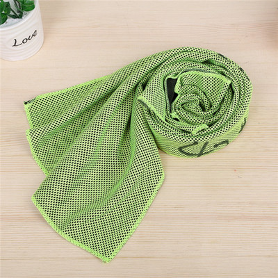 Sportinis greitai džiūstantis vėsinamasis rankšluostis plaukimas treniruoklių salė Kelionės dviračiais Vasaros šalčio jausmas sportiniai rankšluosčiai neštis 30*88cm