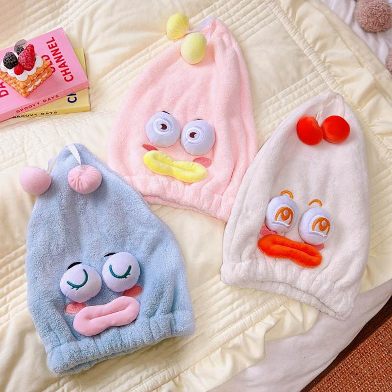 Υπέροχη πετσέτα για στέγνωμα μαλλιών Καπέλο στεγνώματος κεφαλής Απαλό φιλικό προς το δέρμα Καπέλο στεγνώματος μαλλιών Keep ζεστό