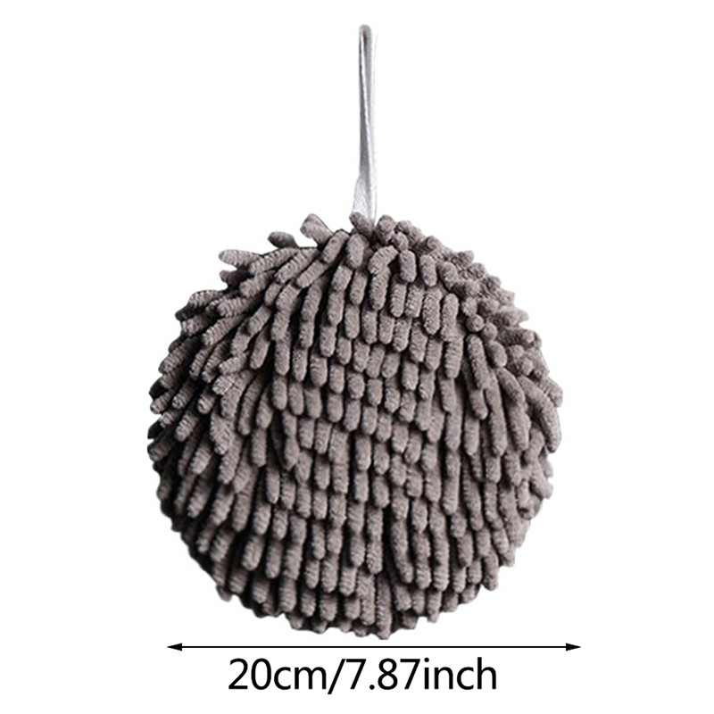 Za ručnike od šenile Kuhinja Kupaonica Lopta ručnika za ruke s petljama za vješanje Brzo sušeći mekani upijajući ručnici od mikrofibre Novo