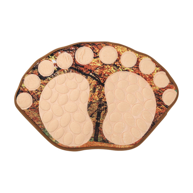 Vonios kambario kilimėlis didelėms pėdoms Minkštas neslystantis, sugeriantis mikropluošto žvirgždas, flanelinis vonios kilimėlis.