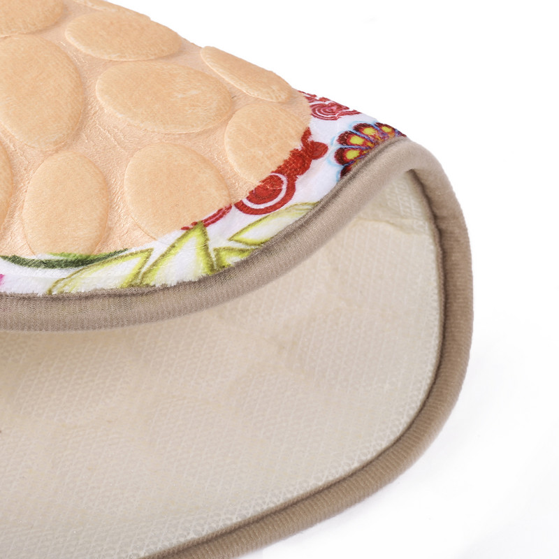 Vonios kambario kilimėlis didelėms pėdoms Minkštas neslystantis, sugeriantis mikropluošto žvirgždas, flanelinis vonios kilimėlis.