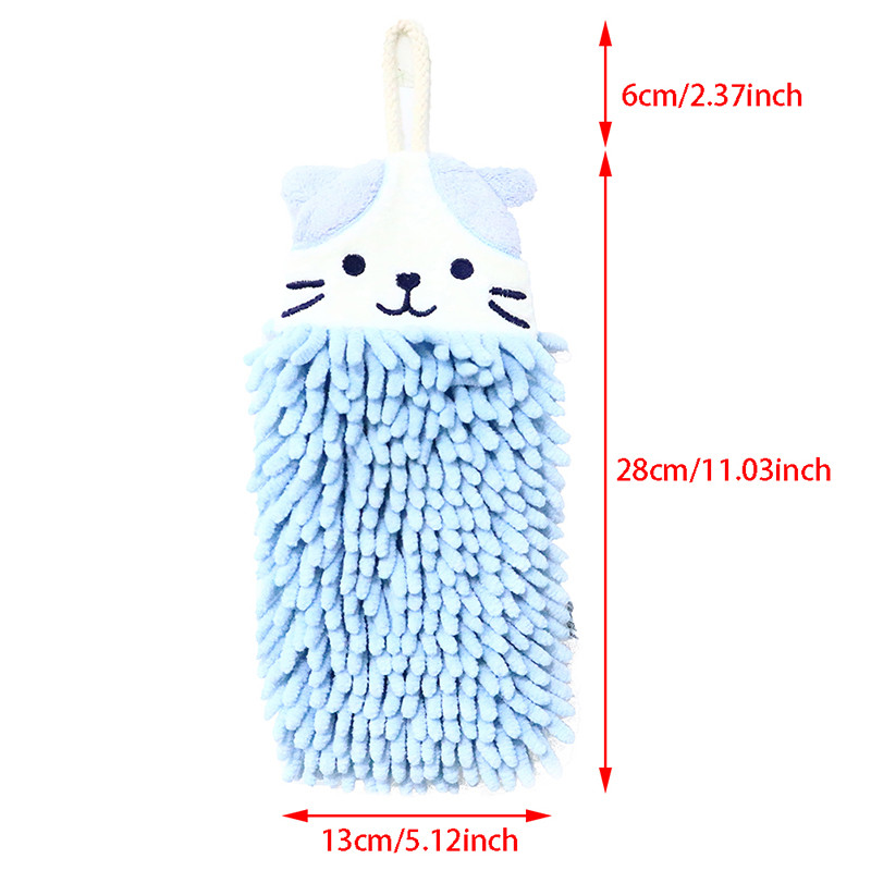 Karikatūra Dzīvnieku kaķu pīļu vannas dvielis Ātri žūstošs, mīksts, absorbējošs mikrošķiedras roku dvielis, dvielis, mazs virtuves dvielis vannas istabai