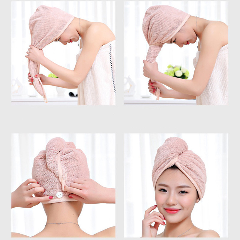 Magic mikrofibra sušilo za kosu koje se brzo suši ručnik za kupanje šešir brza kapa turban suha moda 1 KOM.