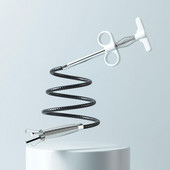 Metalinis vielinis šepetys Rankinis virtuvės kriauklės valymo kabliukas kanalizacijos vamzdžių įrankių valymas namų reikmenys spyruoklinis valiklis plaukų gilinimo įtaisas O9E7