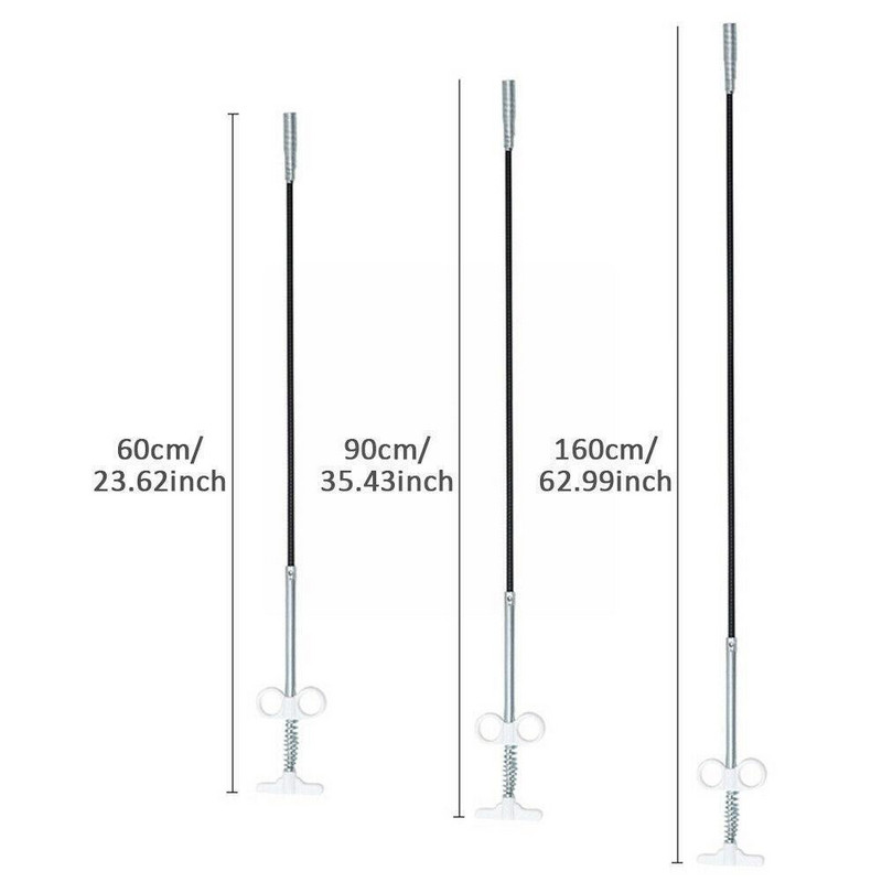 Metalinis vielinis šepetys Rankinis virtuvės kriauklės valymo kabliukas kanalizacijos vamzdžių įrankių valymas namų reikmenys spyruoklinis valiklis plaukų gilinimo įtaisas O9E7