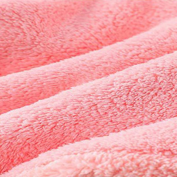 Πετσέτα στεγνωτήρα μαλλιών Απορρόφηση νερού Γρήγορο στέγνωμα Καπέλο περιτυλίγματος κεφαλής Δυνατό άνετο Coral fleece Πετσέτα στεγνώματος μαλλιών για μπάνιο