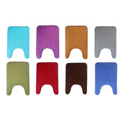 Prostirke za kupanje od memorijske pjene u obliku slova U. Otirač za WC kupaonicu Tepih od koraljnog flisa Protuklizni podni tepisi Kućni dekor Navlaka za WC sjedalo