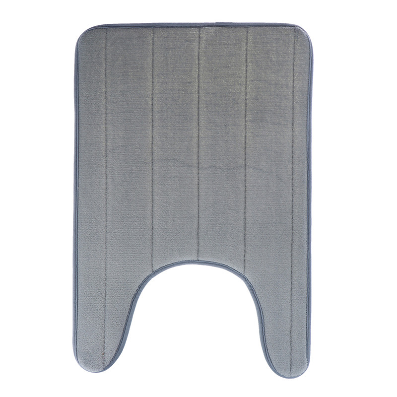 Prostirke za kupanje od memorijske pjene u obliku slova U. Otirač za WC kupaonicu Tepih od koraljnog flisa Protuklizni podni tepisi Kućni dekor Navlaka za WC sjedalo