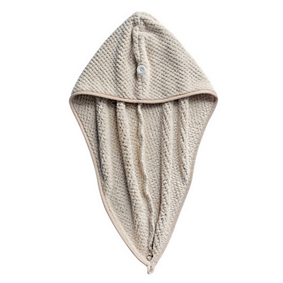 1vnt Minkštas mikropluošto mergaičių plaukų rankšluostis, puikiai sugeriantis greitai džiūstantis magiškas dušo kepuraitė moterims vonios kambario plaukų turbano susukamas galvos apvyniojimas