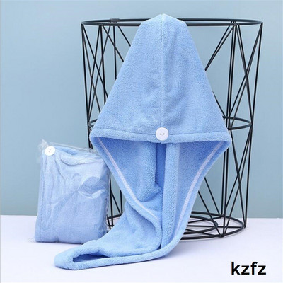 Šešir za sušenje kose od mikrovlakana, tuš, sušenje kose, turban omotač, meka djevojka, dama, žene, brzo upijajući turban, šešir za sušenje kose, 1 kom.
