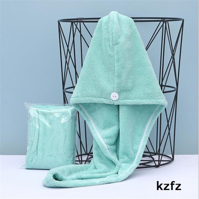Šešir za sušenje kose od mikrovlakana, tuš, sušenje kose, turban omotač, meka djevojka, dama, žene, brzo upijajući turban, šešir za sušenje kose, 1 kom.
