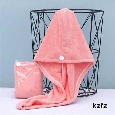 Šešir za sušenje kose od mikrovlakana, tuš, sušenje kose, turban omotač, meka djevojka, dama, žene, brzo upijajući turban, šešir za sušenje kose, 1 kom.