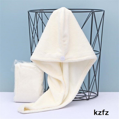 Šešir za sušenje kose od mikrovlakana, tuš, sušenje kose, turban omotač, meka djevojka, dama, žene, brzo upijajući turban, šešir za sušenje kose, 1 kom.
