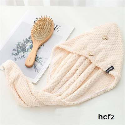 Šešir za sušenje kose od mikrovlakana, tuš, sušenje kose, turban omotač, meka djevojka, dama, žene, brzo upijajući turban, šešir za sušenje kose, 1 kom.