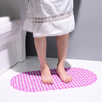Подложка за душ Бързосъхнеща подложка за вана Минималистична устойчива на петна Полезна противоплъзгаща цветна подложка