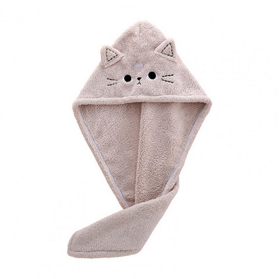 Brzo sušeći dizajn gumba za fiksiranje Slatka mačkica Kapa za tuširanje Suha kosa Umotavanje ručnika Naprava za svakodnevnu upotrebu