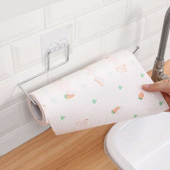 Държач за кухненска тоалетна хартия Поставка за кърпички за баня Висяща ролка Държач за хартия Закачалка за хавлии Органайзери за домашно съхранение Аксесоари Предмет
