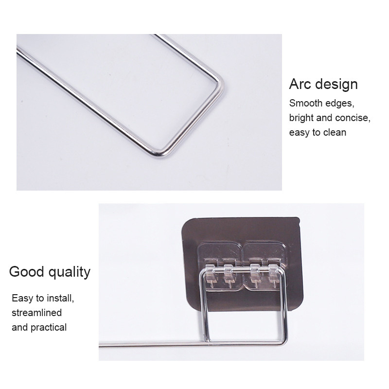 Virtuvės tualetinio popieriaus laikiklis Vonios servetėlių stovas Pakabinamas ritininio popieriaus laikiklis Rankšluosčių kabykla Namų laikymo laikikliai Organizatoriai Priedai Prekė