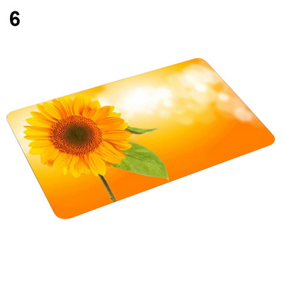 40x60cm Neklizajuća flanelska podna prostirka s printom suncokreta Otirač za ulaz Podna prostirka Otirač za vrata Tepih tapis Kuhinjska prostirka Home Decor