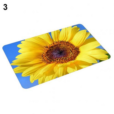 40x60cm Neklizajuća flanelska podna prostirka s printom suncokreta Otirač za ulaz Podna prostirka Otirač za vrata Tepih tapis Kuhinjska prostirka Home Decor
