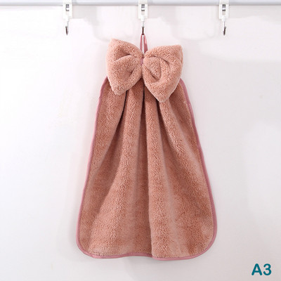 Kreativna slatka krpa za ruke Kuhinja Kupaonica Lopta ručnika za ruke s petljama za vješanje Mekana upijajuća krpa za brisanje od mikrovlakana