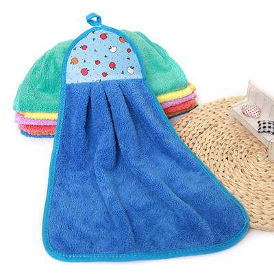 Koraļļu flīsa vannas istabas piederumi Mīksts roku dvielis, absorbējošs auduma lupata, pakarināms audums, tīrīšanas piederumi virtuves piederumi