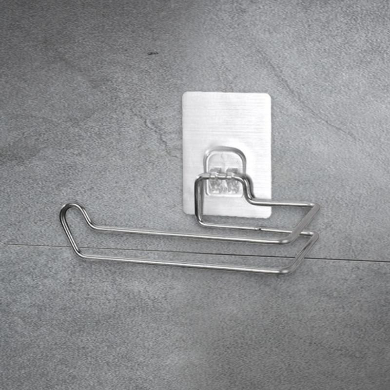 Zidni držač toaletnog papira Dodaci za kupaonicu Nehrđajući nehrđajući čelik Kuhinjska rola Držač rolne toaletnog papira Dispenzer