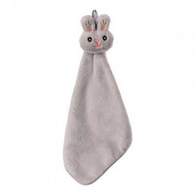 Obrišite Ručnik za ruke Mekan na dodir Zgušnjava Super upijajući Brzosušivi Viseći dizajn Čišćenje Koraljnog runa Crtić Zec Kuhinja Kupaonica Di