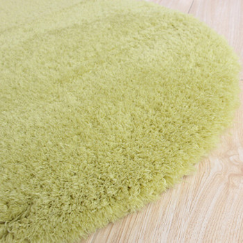 Висококачествен килим за баня Подложки с елипса Противоплъзгащи се Постелки за баня Тоалетни килими Плюшена подложка за баня от шенил