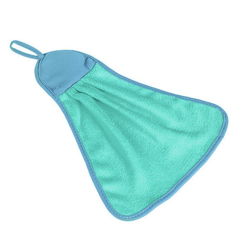 1 buc prosoape de mână din catifea pentru agățat prosop pentru baie pentru curățare cârpă absorbantă de bucătărie 32x21cm