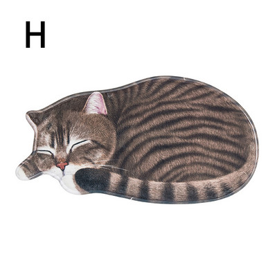 Πατάκι μπάνιου γάτας Πατάκια δαπέδου Είσοδος Παλάκι πόρτας κρεβατοκάμαρας σπιτιού Απορροφητικό αντιολισθητικό 3D πατάκια ποδιών γάτας Κουβέρτα κρεβατοκάμαρας κρεβατοκάμαρας