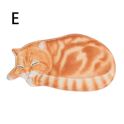 Πατάκι μπάνιου γάτας Πατάκια δαπέδου Είσοδος Παλάκι πόρτας κρεβατοκάμαρας σπιτιού Απορροφητικό αντιολισθητικό 3D πατάκια ποδιών γάτας Κουβέρτα κρεβατοκάμαρας κρεβατοκάμαρας