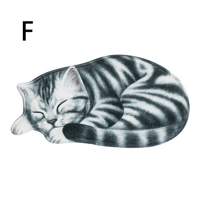 Πατάκι μπάνιου γάτας Πατάκια δαπέδου Είσοδος Παλάκι πόρτας κρεβατοκάμαρας σπιτιού Απορροφητικό αντιολισθητικό 3D πατάκια ποδιών γάτας Κουβέρτα κρεβατοκάμαρας κρεβατοκάμαρας