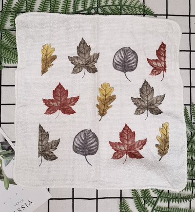 1kom 30x30cm kvadratni pamučni frotir s printom upijajuće kuhinjske kuhinjske krpe za čišćenje posuđa