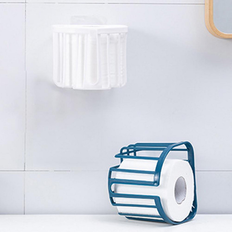 1 vnt. apvali plastikinė vonios lentyna, savaime nutekanti gera ventiliacija tualetinis popierius dušo lentyna vonios kambario priedai namams