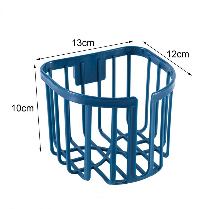 1 vnt. apvali plastikinė vonios lentyna, savaime nutekanti gera ventiliacija tualetinis popierius dušo lentyna vonios kambario priedai namams