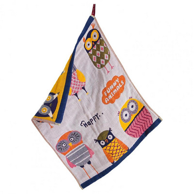 Ručnik za ruke 4-slojni pamuk za čišćenje kože Različiti printovi Ručnik za pranje Ručnik za pranje za vrtić