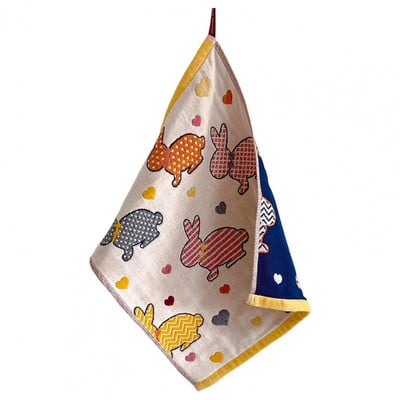 Ručnik za ruke 4-slojni pamuk za čišćenje kože Različiti printovi Ručnik za pranje Ručnik za pranje za vrtić