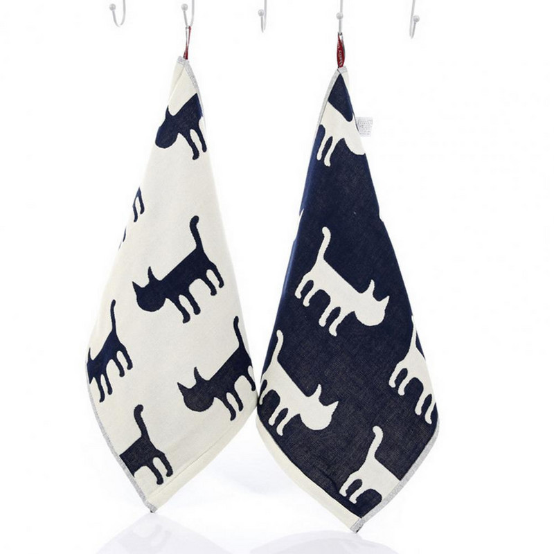 Ručnik za ruke 4-slojni pamuk za čišćenje kože Različiti printovi Ručnik za pranje Ručnik za pranje za vrtić