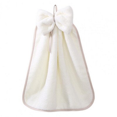 Bowknot ručnik za ruke za kuhinju, kupaonicu, koraljni baršun, mikrovlakna, meke, brzo sušeće upijajuće krpe za čišćenje, frotirni ručnici za kućnu kupaonicu