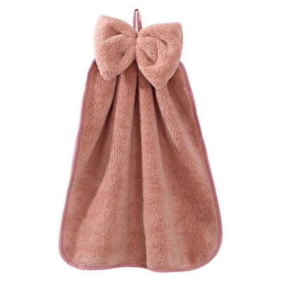 Bowknot ručnik za ruke za kuhinju, kupaonicu, koraljni baršun, mikrovlakna, meke, brzo sušeće upijajuće krpe za čišćenje, frotirni ručnici za kućnu kupaonicu