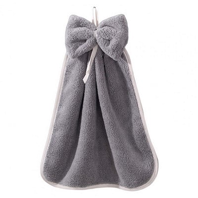 Bowknot ručnik za ruke za kuhinju, kupaonicu, koraljni baršun, mikrovlakna, meke, brzo sušeće upijajuće krpe za čišćenje, frotirni ručnici za kućnu kupaonicu